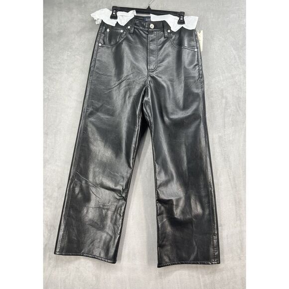 Citizens of Humanity Recycled Leather Gaucho Pants - Picture 2 of 10